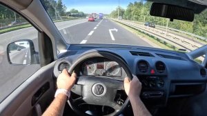 2005 Volkswagen Caddy III [1.9 TDI 75HP] |0-100| POV Test Drive #1840 Joe Black