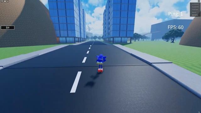 The Sonic Game (Sonic Roblox Fangame) смотреть онлайн