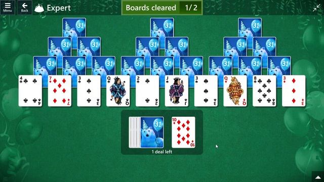 Solitaire Celebrates 31 Years | Star Club | TriPeaks #29 Expert - Clear 2 boards in 2 deals смотреть онлайн