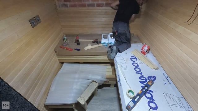 ОТДЕЛКА САУНЫ 2х2,5М ПОД КЛЮЧ ЗА 3 МИНУТЫ! Все Этапы Работ + Обзор дизайна парилки смотреть онлайн
