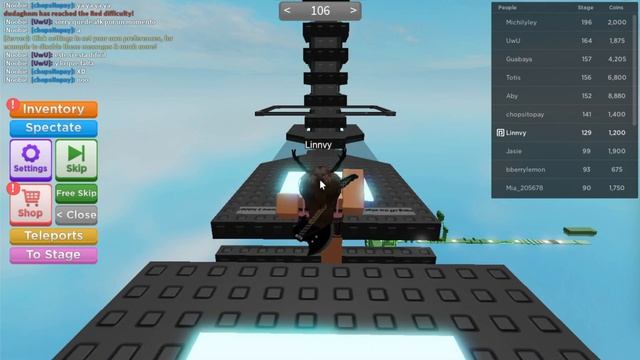 no jumping difficulty chart obby stage 106 tutorial смотреть онлайн