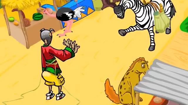 Anansi Goes to Lunch (Animated Stories for Kids) смотреть онлайн