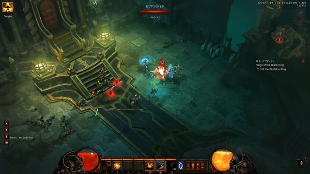 Diablo III Skeleton King смотреть онлайн