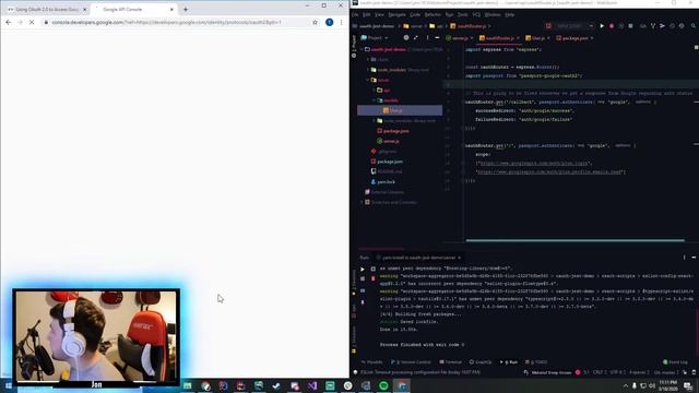 Creating an OAuth, Jest, React/Node Web App (PART 1) смотреть онлайн