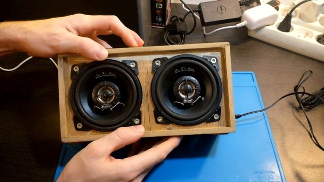 DIY 100W Bluetooth boombox 2 x 4inch - 110dB - Bass mod смотреть онлайн