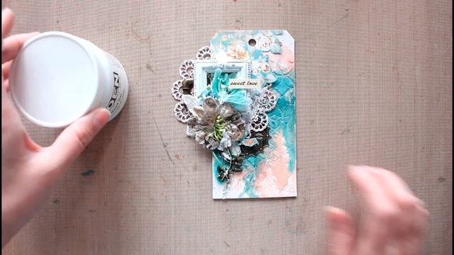 Step-by-step Tag Tutorial Using Lindy's Stamp Gang By Elena Morgun смотреть онлайн