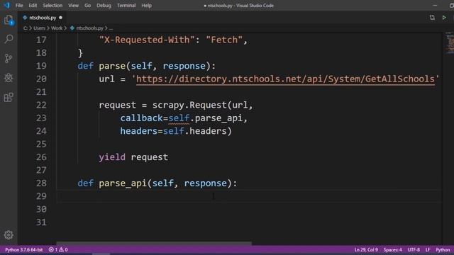 Python and Scrapy - Scraping Dynamic Site (Populated with JavaScript) смотреть онлайн