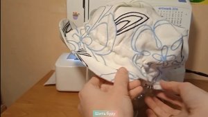 Летний головной убор с козырьком своими руками (сшила из старой юбки)