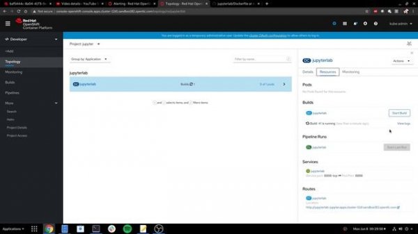Deploy Jupyterlab on OpenShift from a Dockerfile