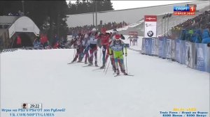 Биатлон масс старт мужчины Оберхоф 11.01 2015