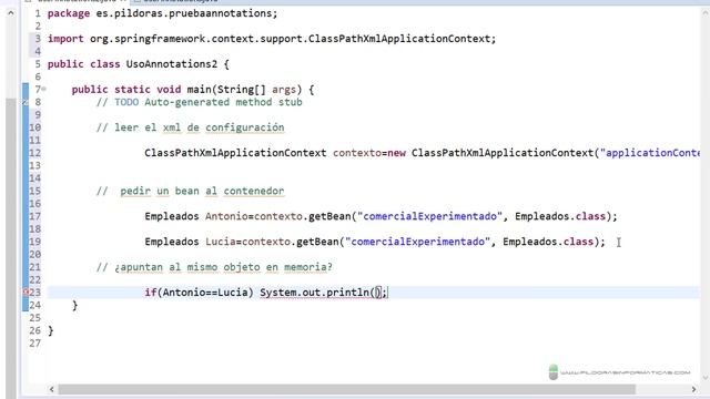 Curso Spring. Java Annotations VII. @Scope. Vídeo 21 смотреть онлайн