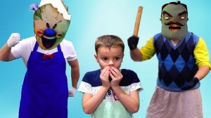 Hello Neighbor Кто пришёл к Захару Привет Сосед GRANNY или Мороженщик
