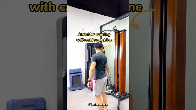 Shoulder Training With Cable Machine