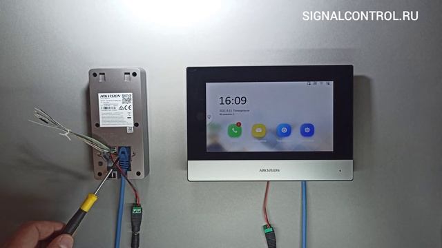 Видеодомофон Hikvision. Основные функции. Коротко и по теме. DS-KH6320-WTE1. DS-KV6113-WPE смотреть онлайн
