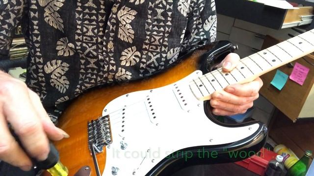 Fender Pickguard Plastic removal and BONUS SET UP SURPRISE tip! смотреть онлайн