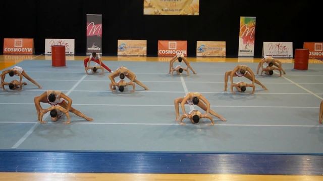 Маленький кораблик, Маонтова Елизавета, фестиваль гимнастики Сosmogym 2017, Лутраки, Греция смотреть онлайн