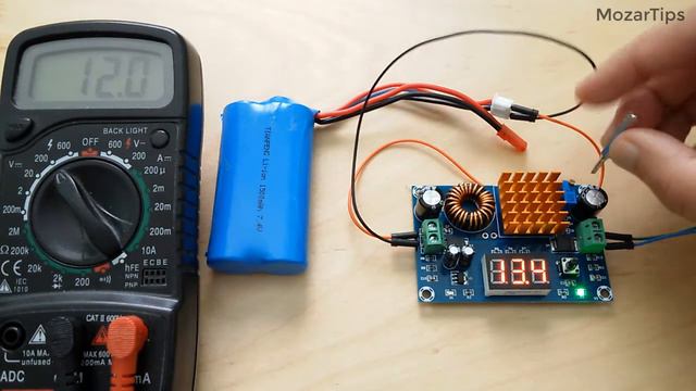 XH-M411 Digital Step Up Boost Converter DC-DC 3V-35V to 5V-45V смотреть онлайн