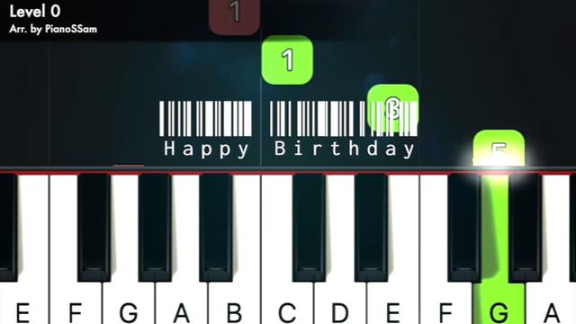 [Beginner] Happy Birthday | Piano Tutorial with Finger Numbers смотреть онлайн