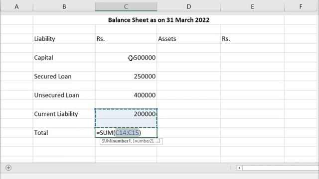 How to Create Balance Sheet in Excel | Accounting Balance Sheet in Excel смотреть онлайн