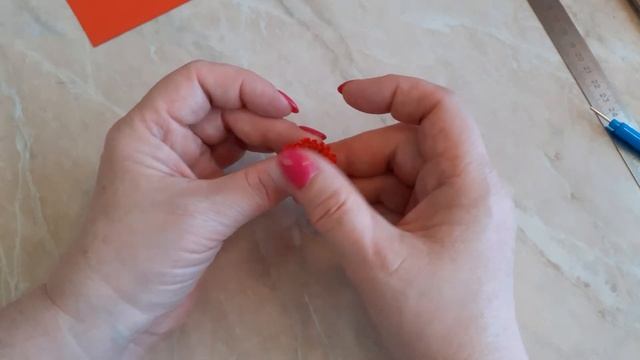 Хризантема в технике квиллинг. смотреть онлайн