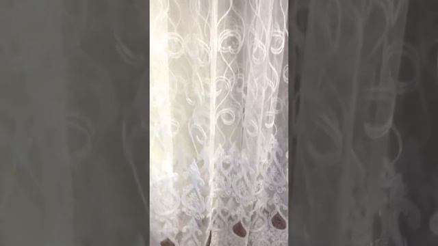 Тюль с вышивкой Фатин Турция 33 смотреть онлайн