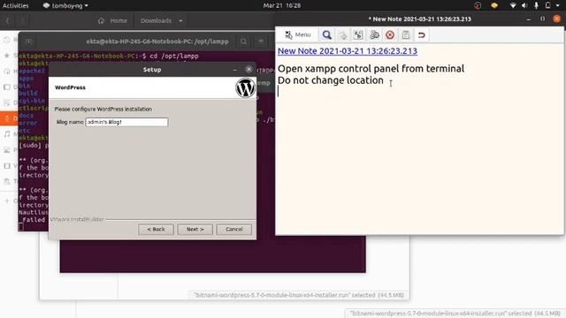 How to install Wordpress on XAMPP localhost in Linux Ubuntu 20.04 (2021) смотреть онлайн