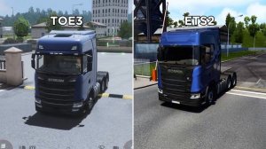 Euro Truck Simulator 2 (PC) vs Truckers of Europe 3 (Android/iOS)