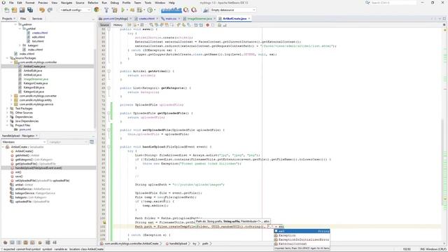 Membangun Blog Menggunakan JSF PrimeFaces - 8 Membuat Editor dan Upload Image смотреть онлайн