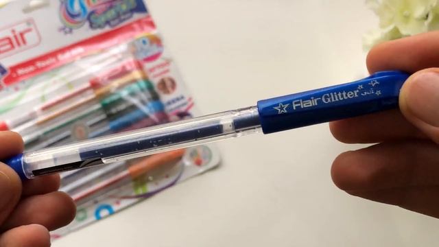 Overview: Flair Glitter Gel Pens смотреть онлайн