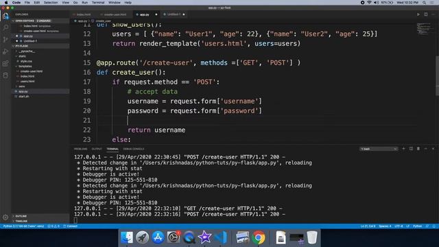 #6 A Minimal Login system | Web development in Malayalam with Python Flask смотреть онлайн