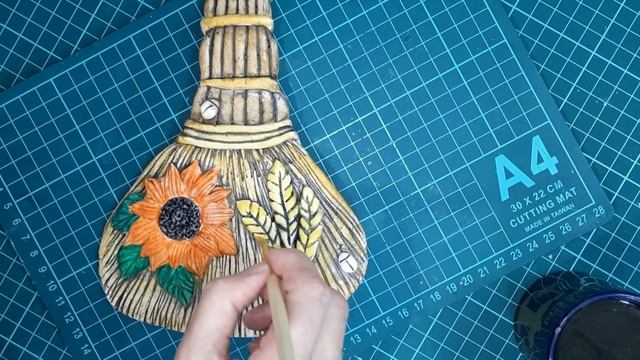 Веник- оберег из солёного теста. смотреть онлайн