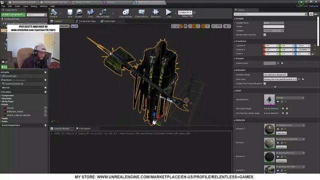 Part 2: Fantasy RPG Pack - Changing character meshes смотреть онлайн