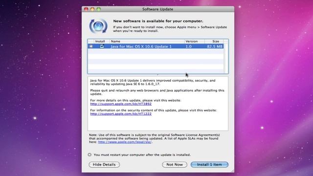 Java for Mac OS X 10.6 Update 1: Released смотреть онлайн