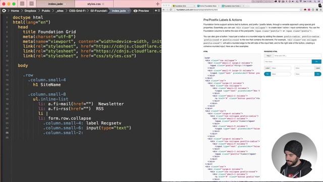 Zurb Foundation Grid - CSS Grids Series (setup & nav) смотреть онлайн