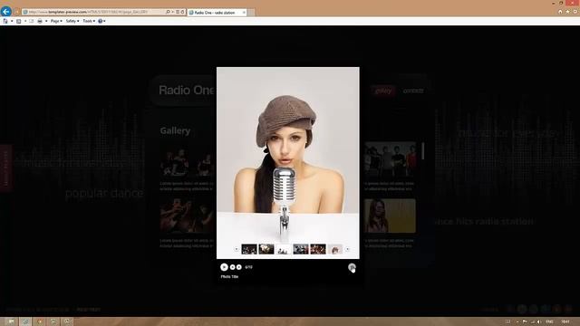 Radio Station HTML5 template смотреть онлайн