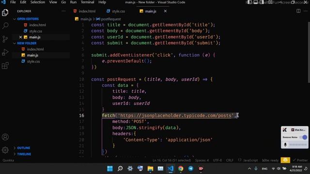 Post Request ⬆️? using javaScript смотреть онлайн