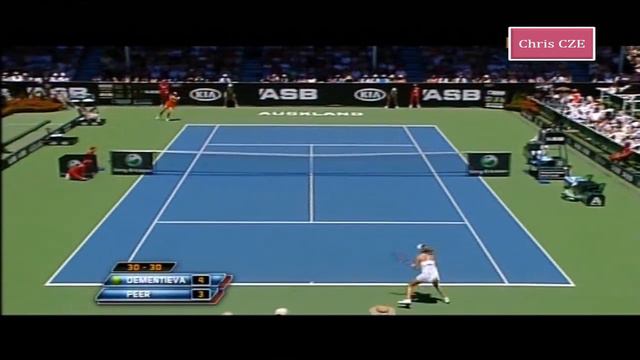 Elena Dementieva v. Shahar Peer 2009 Auckland QF highlights смотреть онлайн