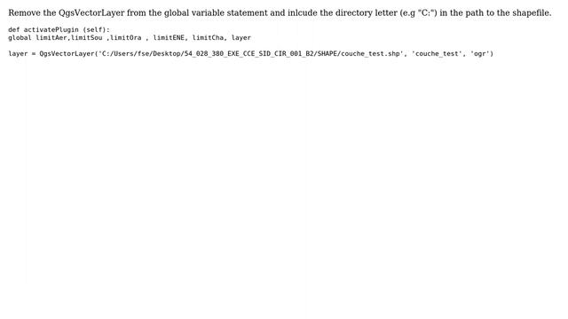 GIS: OGR says that my data source is invalid when I use the method QgsVectorLayer in PyQGIS смотреть онлайн