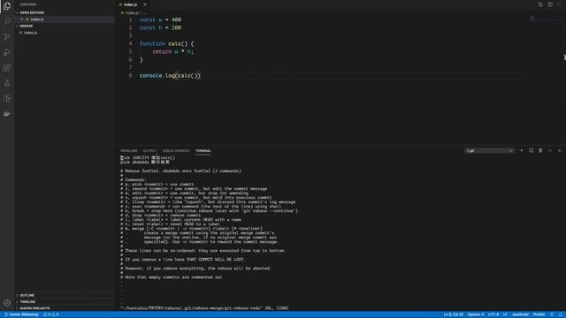 Git要用才會用 #3 合併code rebase i squash смотреть онлайн