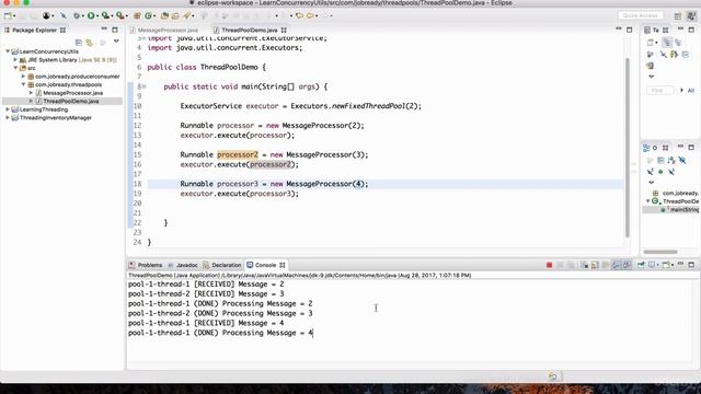 Thread Pools and the Executor Framework in Java смотреть онлайн