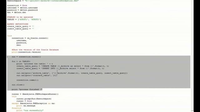 How to archive spatial data from ArcGIS File Geodatabase to Oracle with PL/SQL, Python and FME 2 смотреть онлайн
