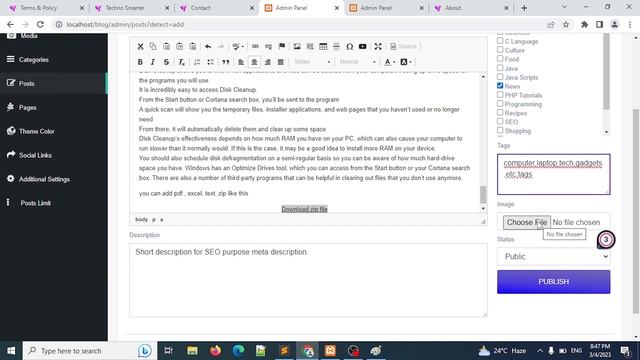 Blog management system in PHP and MYSQL | PHP CMS | Source Code смотреть онлайн