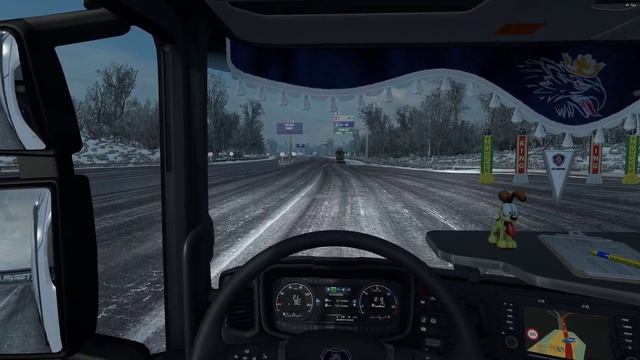 ETS2 1.36 Euro Truck Simulator 2 - Road to the Black Sea DLC - Frosty Winter Weather Mod v7.3