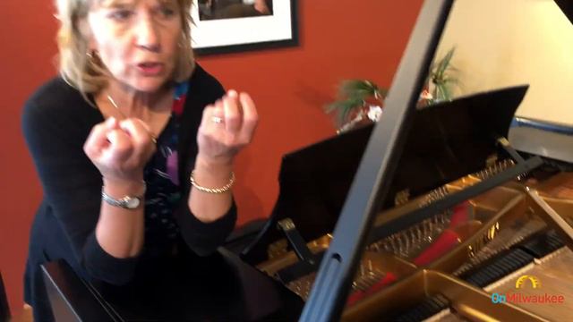 Barb Wanless demos the Steinway Model D grand piano смотреть онлайн