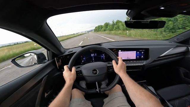 New Opel Vauxhall Astra Hatchback 2023 Test Drive POV | 4K смотреть онлайн