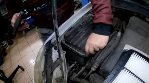 Замена воздушного фильтра Шевроле Лачетти Chevrolet lacetti