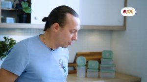 Паутинка с грибами, капустный салат и компот | Ланч-бокc /36