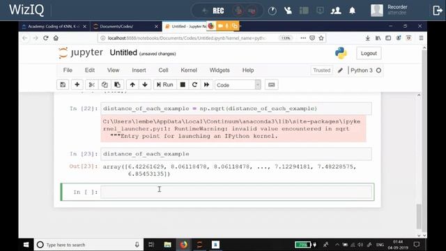 Coding for KNN, KD Tree смотреть онлайн