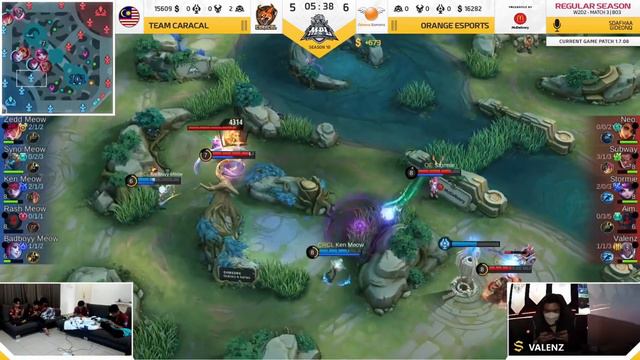 ORANGE ESPORTS VS TEAM CARACAL GAME 1 ENG MPLMY Season10 Week2 Day2 #orangeesport #teamcaracal #mp смотреть онлайн