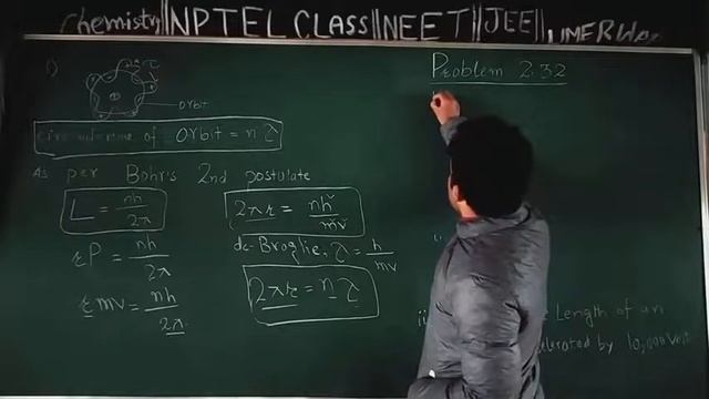 NEET|JEE|class 11NCERT Prob.2.32|Why Quantization of Angular Moment- um|Wavelength of e from Voltag смотреть онлайн